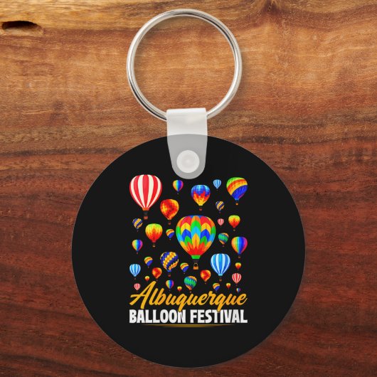 Womens Albuquerque Hot Air Balloon Festival Balloo Schlüsselanhänger (Vorderseite)