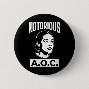 Womens Alexandria Ocasio-cortez Der berüchtigte Ao Button