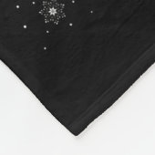 Womens Alpaca Llama Santa Sleigh Flying Funny Magi Fleecedecke (Ecke)