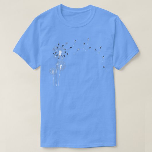 Womens Animal Blume Pflanze Dandelion Orca Veck T-Shirt (Design vorne)