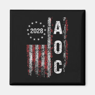 Womens Aoc Alexandria Ocasio Cortez 2028 für Presi Magnet