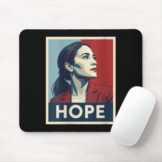 Womens Aoc Alexandria Ocasio Cortez 2028 für Presi Mousepad (Mit Mouse)