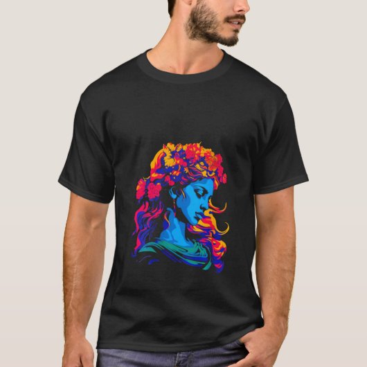Womens Aphrodite Greece / Neck T-Shirt (Vorderseite)