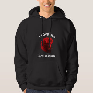 Womens Aquarist - Ich Liebe mein Aquarium mit Siam Hoodie