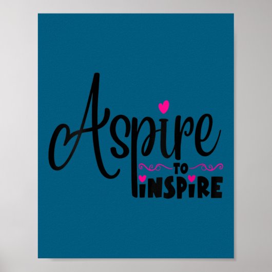 Womens Asre To Insre Sitive Motivational Gift Tee  Poster (Vorne)