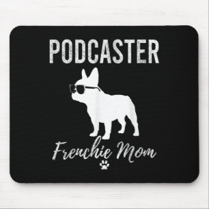 Womens Aster Frenchie Mama Shirt Funny Dog Lover G Mousepad