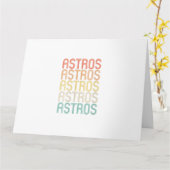 Womens Astros Karte (Gelbe Blume)
