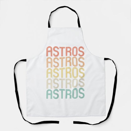 Womens Astros  Schürze (Vorderseite)