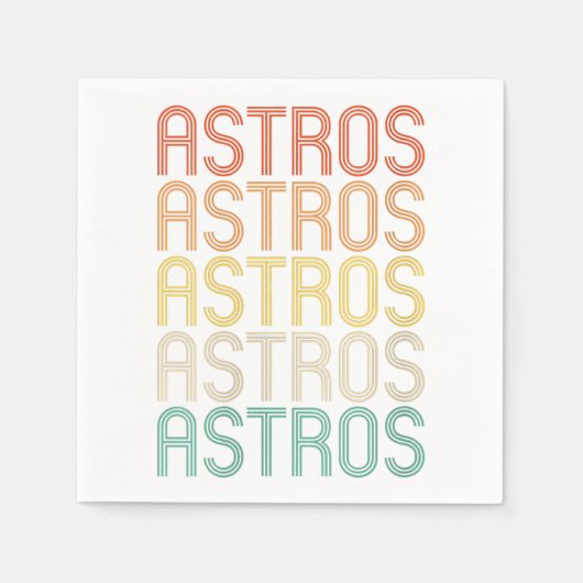 Womens Astros  Serviette (Vorderseite)