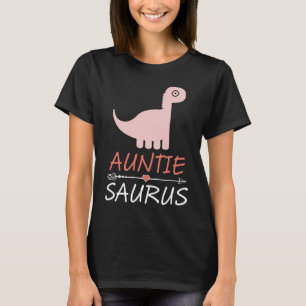 Womens Auntisaurus Dinosaurier Rex Auntie Colorful T-Shirt