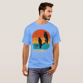 Womens awF Black Bird Crow Funny Bird Cawing Grung T-Shirt (Vorne ganz)