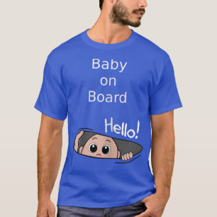Womens Baby an Bord Baby Peking Schwangerschaft T-Shirt
