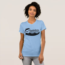Women's Baby Blue Jumping Delphine T - Shirt