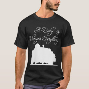 Womens Baby Jesus ändert alles Celebrate T-Shirt
