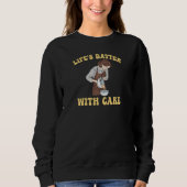 Womens Baker for Chef Cake Cookie Baker Sweatshirt (Vorderseite)