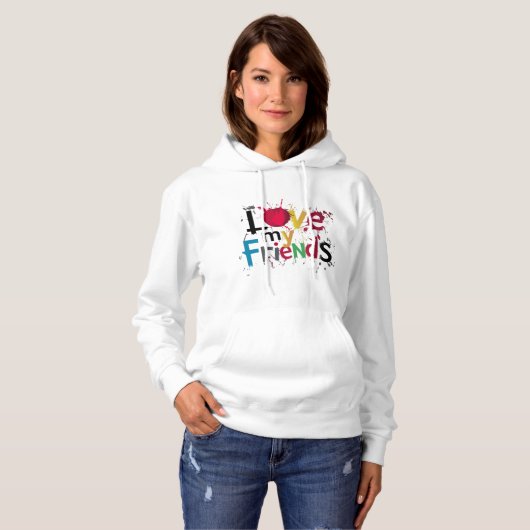 Women's Basic Hooded Sweatshirt (Vorne ganz)
