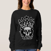 Women's Basic Sweatshirt w/ King Skull Logo (Vorderseite)