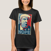 Womens Basic T - Shirt - NOPE - Black (Vorderseite)