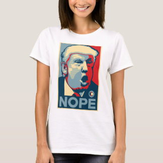 Womens Basic T - Shirt - NOPE - White