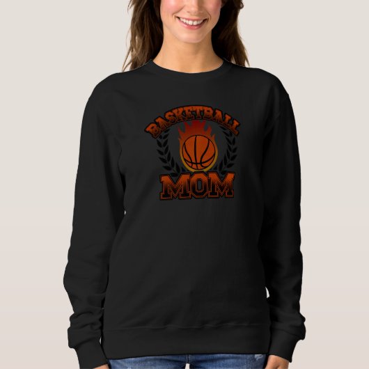 Womens Basketball Mom   Sweatshirt (Vorderseite)