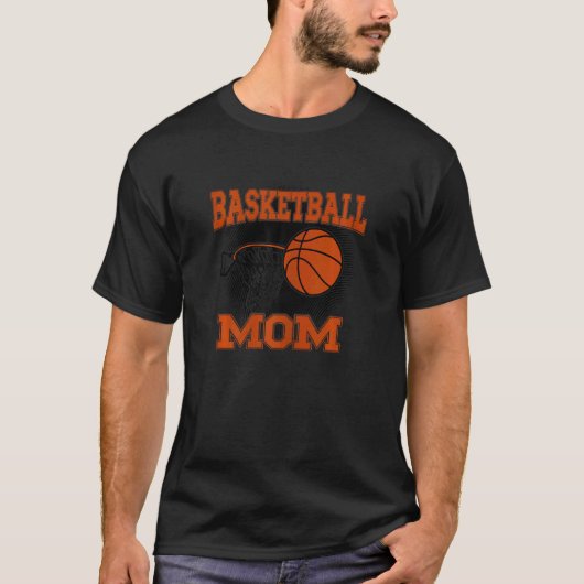 Womens Basketball Mom T-Shirt (Vorderseite)