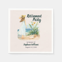 Womens Beach and Blume Themed Retirement Party