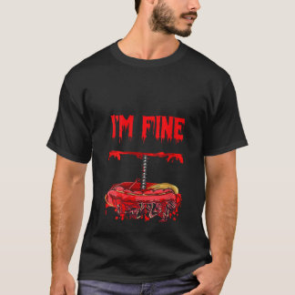 Womens Beängstigend Bloody Guts Zombie Body Part H T-Shirt