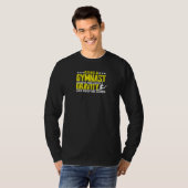 Womens Being a gymnast means not even gravity can  T-Shirt (Vorne ganz)