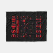 Womens Being Nurse Is A Choice Being A Retired Nur Fleecedecke (Vorderseite (Horizontal))