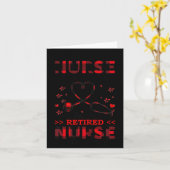 Womens Being Nurse Is A Choice Being A Retired Nur Karte (Gelbe Blume)
