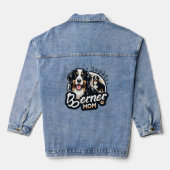 Womens Berner Mama - Bernese Mountain Dog Mama Ges Jeansjacke (Rückseite)