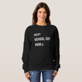 Womens Best Bengal Cat Mom   Cat   Sweatshirt (Vorne ganz)