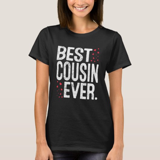 Womens Best Cousin Ever Niedlicher Cousin Valentin T-Shirt (Vorderseite)