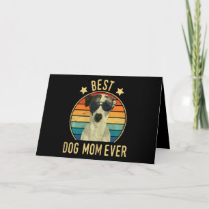 Womens Best Dog Mom Ever Italian Greyhound Mors Karte