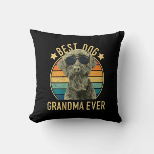 Womens Best Dog Oma Ever Giant Schnauzer Kissen