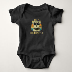 Womens Best Hund Mama je Miniatur Schnauzer Baby Strampler