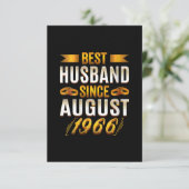 Womens Best Husband Seit August 1966 - Funny 54. Einladung (Stehend Vorderseite)