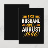 Womens Best Husband Seit August 1966 - Funny 54. Einladung (Vorne/Hinten)