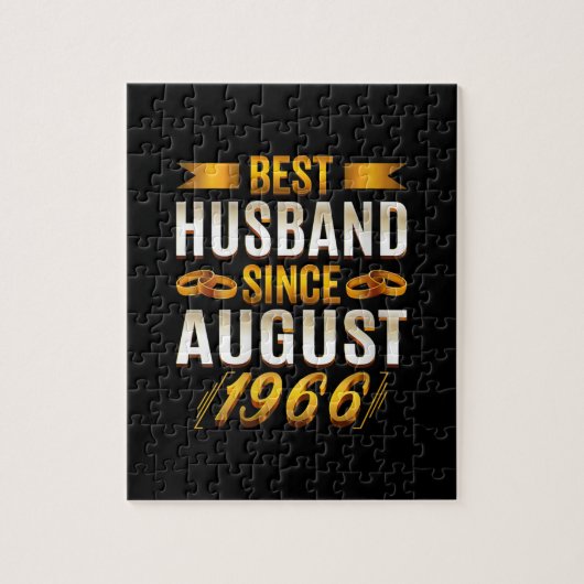 Womens Best Husband Seit August 1966 - Funny 54. Puzzle (Vertikal)