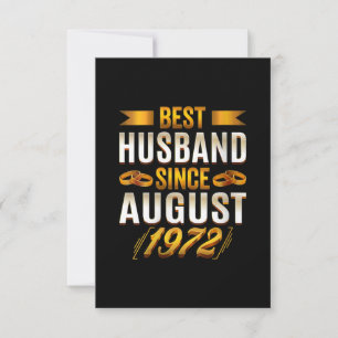 Womens Best Husband Seit August 1972 - Funny 48. Einladung