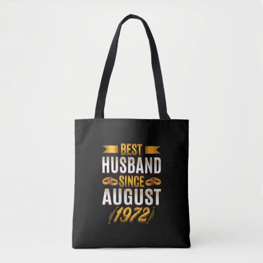 Womens Best Husband Seit August 1972 - Funny 48. Tasche (Vorderseite)