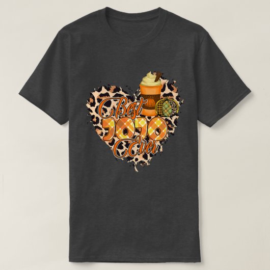 Womens Best Jojo ever shirt, autumn heart Jojo T-Shirt (Design vorne)