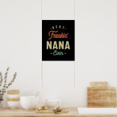 Womens Best Nana je Oma-Geschenk Poster (Küche)