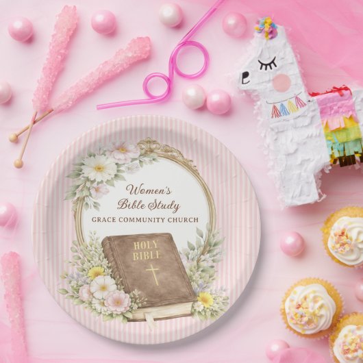 Women's Bible Study | Spring Flowers Pappteller (Party)