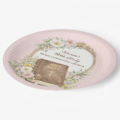 Women's Bible Study | Spring Flowers Pappteller (Schrägansicht)