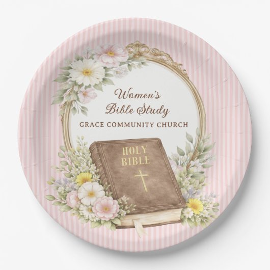 Women's Bible Study | Spring Flowers Pappteller (Vorderseite)