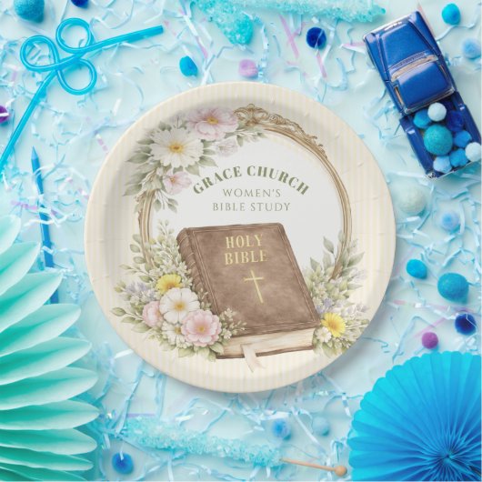 Women's Bible Study | Spring Flowers Pappteller (Party)