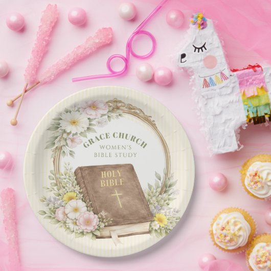 Women's Bible Study | Spring Flowers Pappteller (Party)