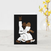 Womens Bigfoot Rock'n'Roll New Wedding Gift F Karte (Gelbe Blume)