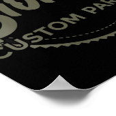 Womens Bionic Knee Club Parts Funny Knee Replaceme Poster (Ecke)